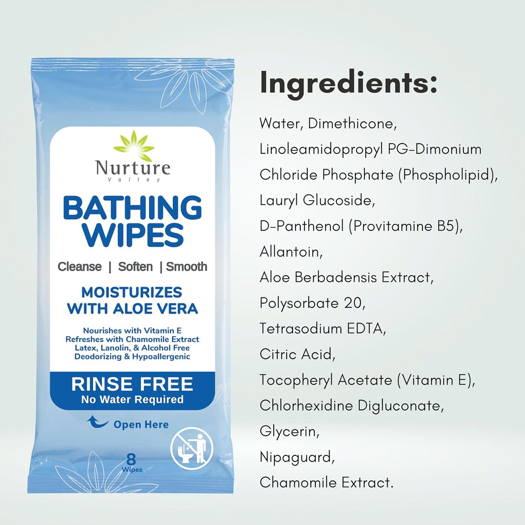 Individual Bathing Wipes