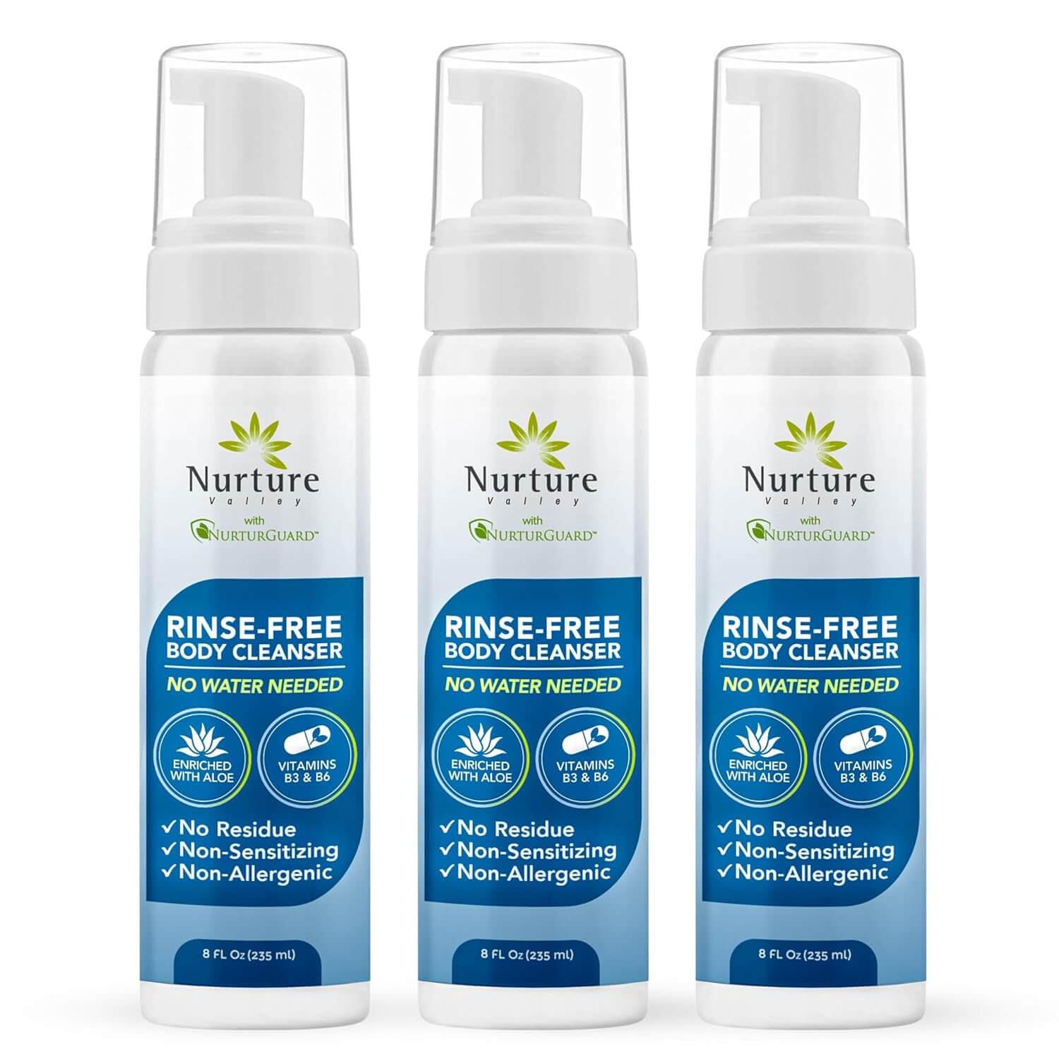 Waterless Foaming Cleanser