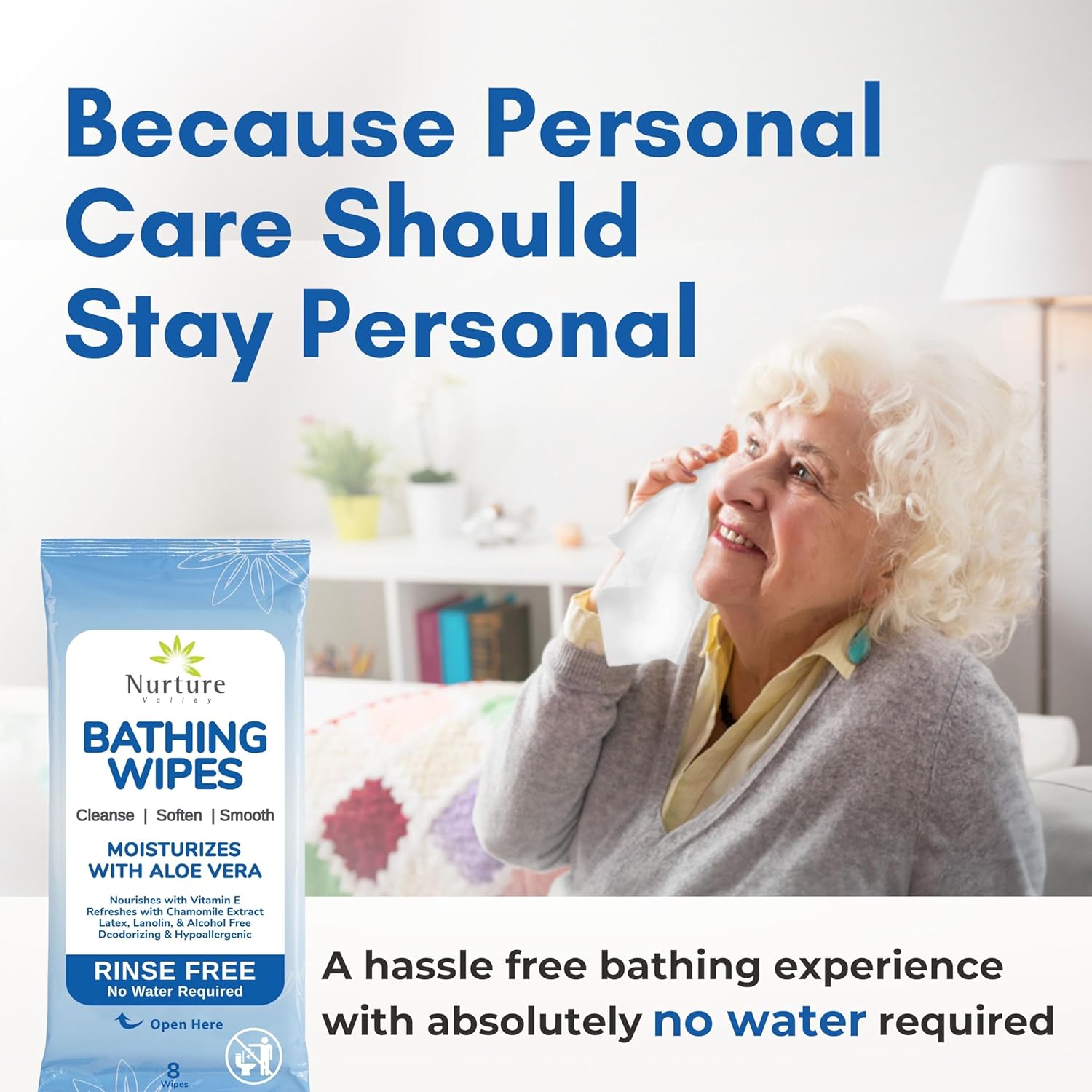 Individual Bathing Wipes