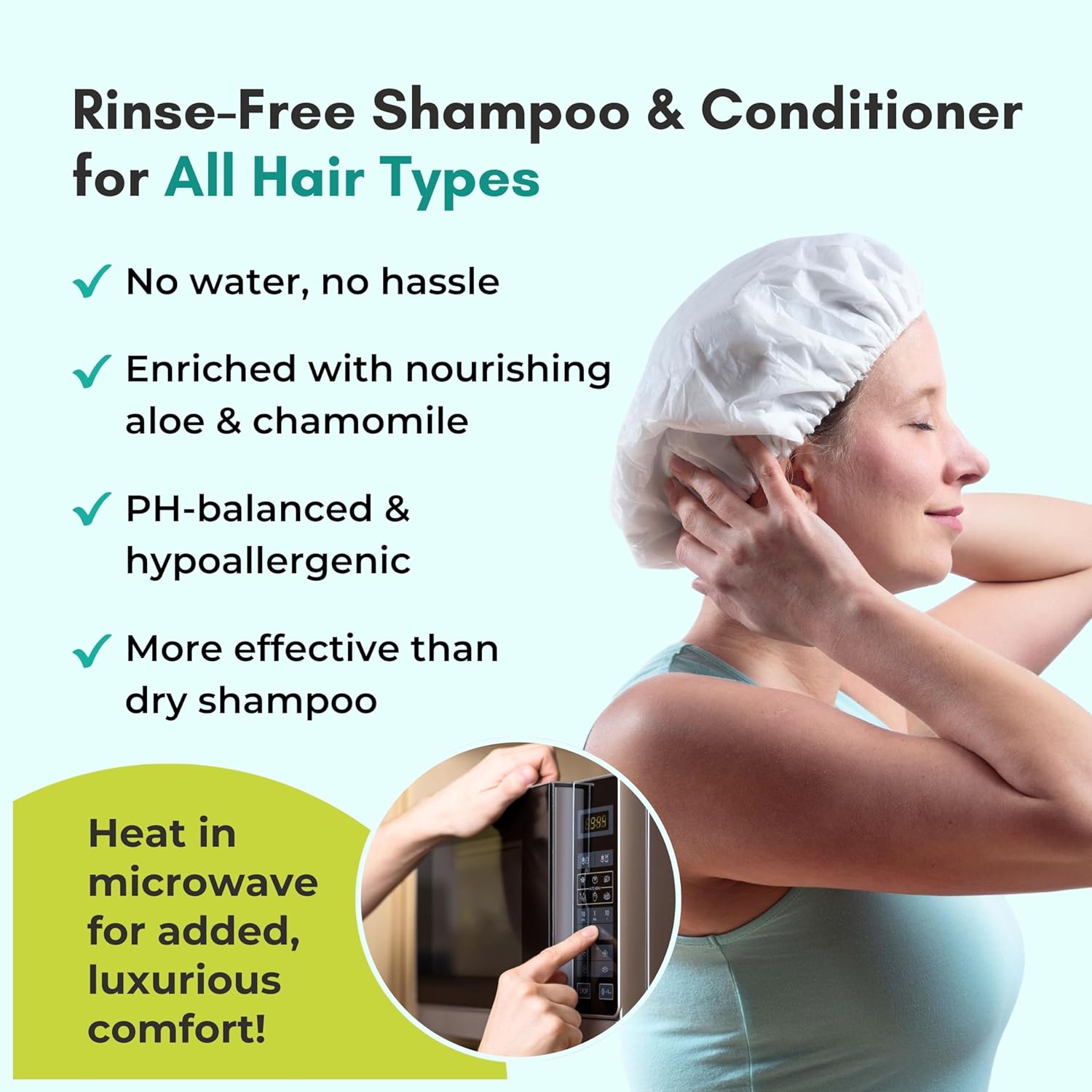 Rinse Free Shampoo Cap (Case of 24)