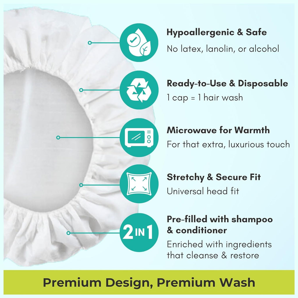 Rinse Free Shampoo Cap (Case of 24)