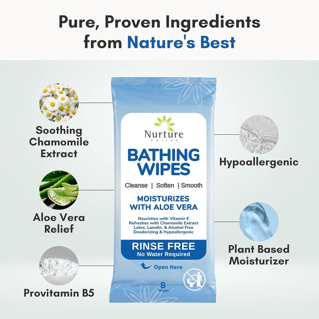 Individual Bathing Wipes