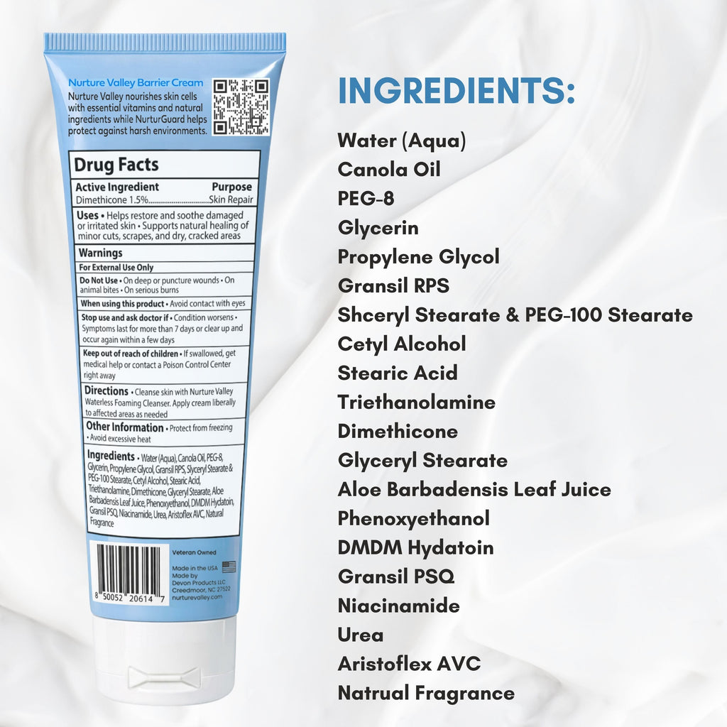 Skin Repair Cream for Dry, Cracked Hands, Feet & Elbows
