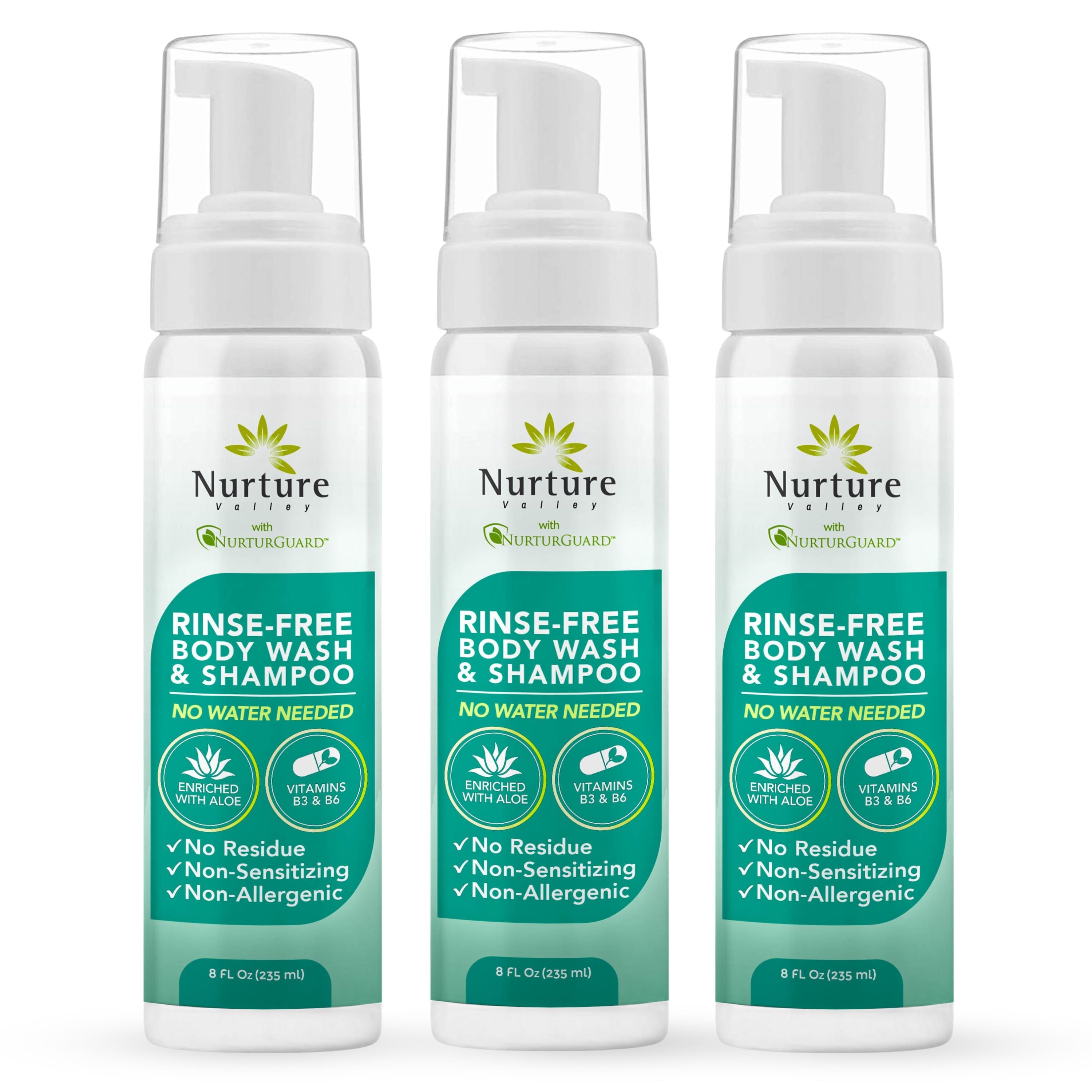 Rinse Free Body Wash & Shampoo