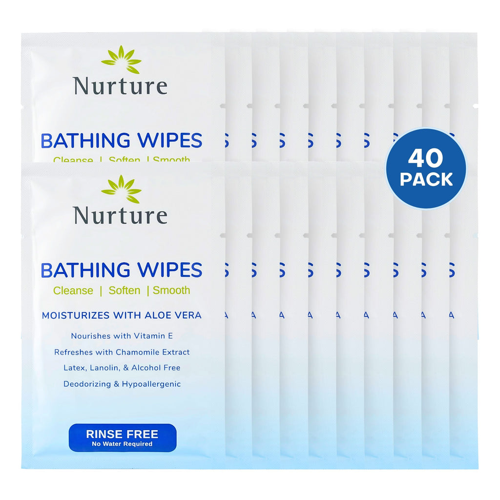 Rinse Free Bathing Wipes (Case of 24 8 Packs)